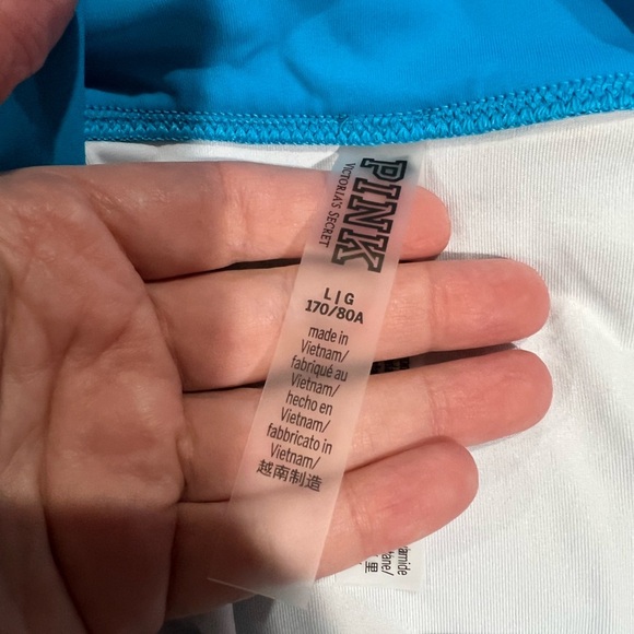 NWT VS Victoria Secret blue bikini swim suit L XXL - Picture 7 of 12